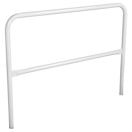 Vestil STEEL PIPE SAFETY RAILING 60 IN LENGTH WHITE VDKR-5-WT